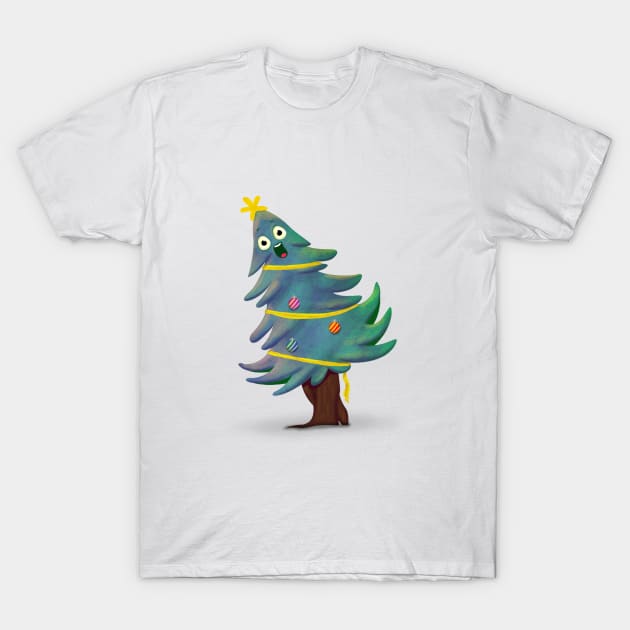 A Christmas Tree T-Shirt by DhruvArt